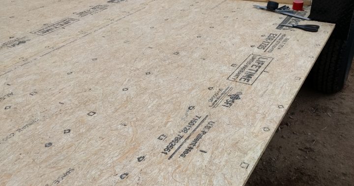 Tiny House Foundation Subfloor